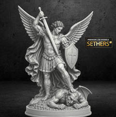 St Michael Archangel Devil's defeat | Bible Christian | 3D Printing Models