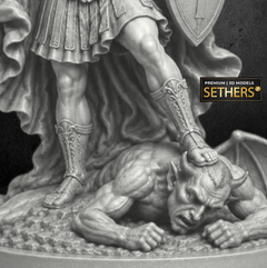 St Michael Archangel Devil's defeat | Bible Christian | 3D Printing Models