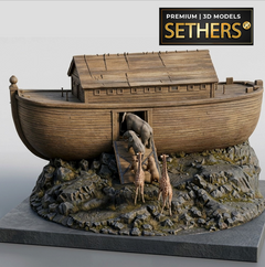 Noah's Ark two by two | Bible Christian Diorama | 3D Printing Models