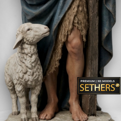 Jesus Christ the Lamb of God Diorama | Bible Christian | 3D Printing Models