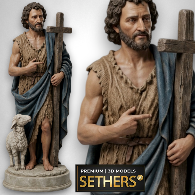Jesus Christ the Lamb of God Diorama | Bible Christian | 3D Printing Models