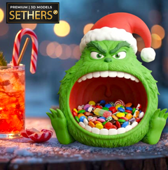 Grinch Candy Bowl | How the Grinch Stole Christmas | 3D Printing Models
