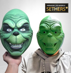 Grinch Mask | Prop Cosplay | 3D Printer Models