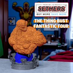 The Thing Bust | Fantastic 4 | Marvel | 3D Printing STL Model Files