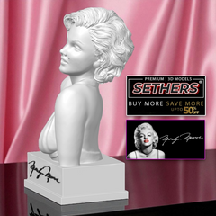Marilyn Monroe Bust | Legends of Hollywood | 3D Printing Models