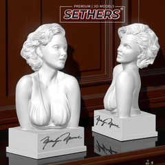 Marilyn Monroe Bust | Legends of Hollywood | 3D Printing Models