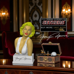 Marilyn Monroe Bust | Legends of Hollywood | 3D Printing Models