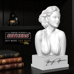 Marilyn Monroe Bust | Legends of Hollywood | 3D Printing Models