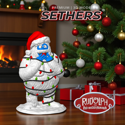 Abominable Christmas Lights Bumble | Rudolph the Red Nosed Reindeer | 3D Printer Model Files