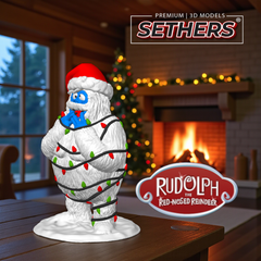 Abominable Christmas Lights Bumble | Rudolph the Red Nosed Reindeer | 3D Printer Model Files