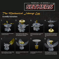 Mechanical Fabergé Egg | Best 3D Printing Model Files at Sethers