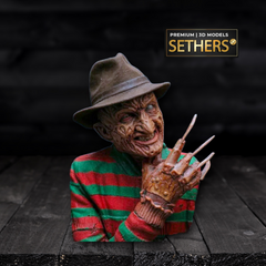 Freddy Krueger Bust | Nightmare on Elm Street | 3D Printer Model Files