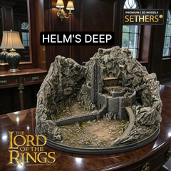Helm’s Deep Diorama | Lord of the Rings LOTR | 3D Printing Models