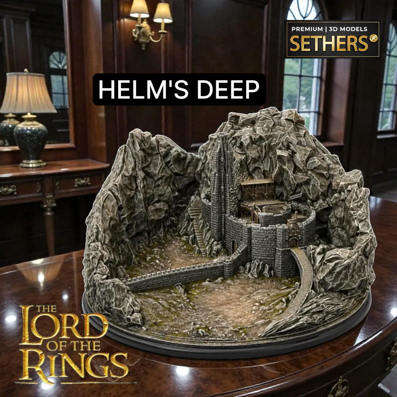 Helm’s Deep Diorama | Lord of the Rings LOTR | 3D Printing Models
