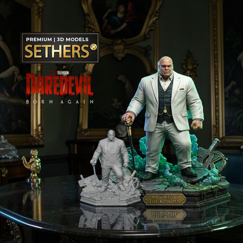 Kingpin Diorama | Daredevil Marvel Comics | 3D Printing Models