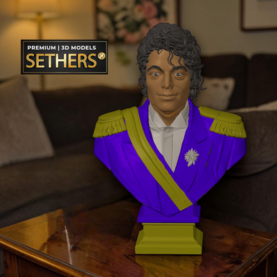 Michael Jackson Grammy's Bust | 3D Printer Model Files