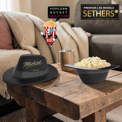 Michael Jackson Movie Fedora Popcorn Bucket | 3D Printer Model Files