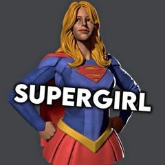 Supergirl Bust | 3D Printer Model Files