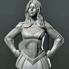 Supergirl Bust | 3D Printer Model Files