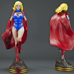 Supergirl Statue | 3D Printer Model Files