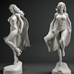 Supergirl Statue | 3D Printer Model Files