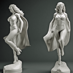 Supergirl Statue | 3D Printer Model Files