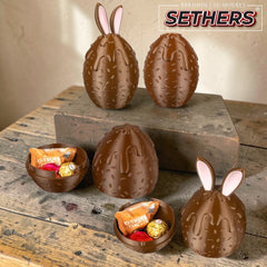 Bunny Ear Chocolate | Twist Off Bottom Hidden Candy | 3D Printer Model Files