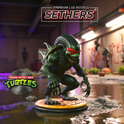 Xeno Hybrid | TMNT Teenage Mutant Ninja Turtles | 3D Printing Models