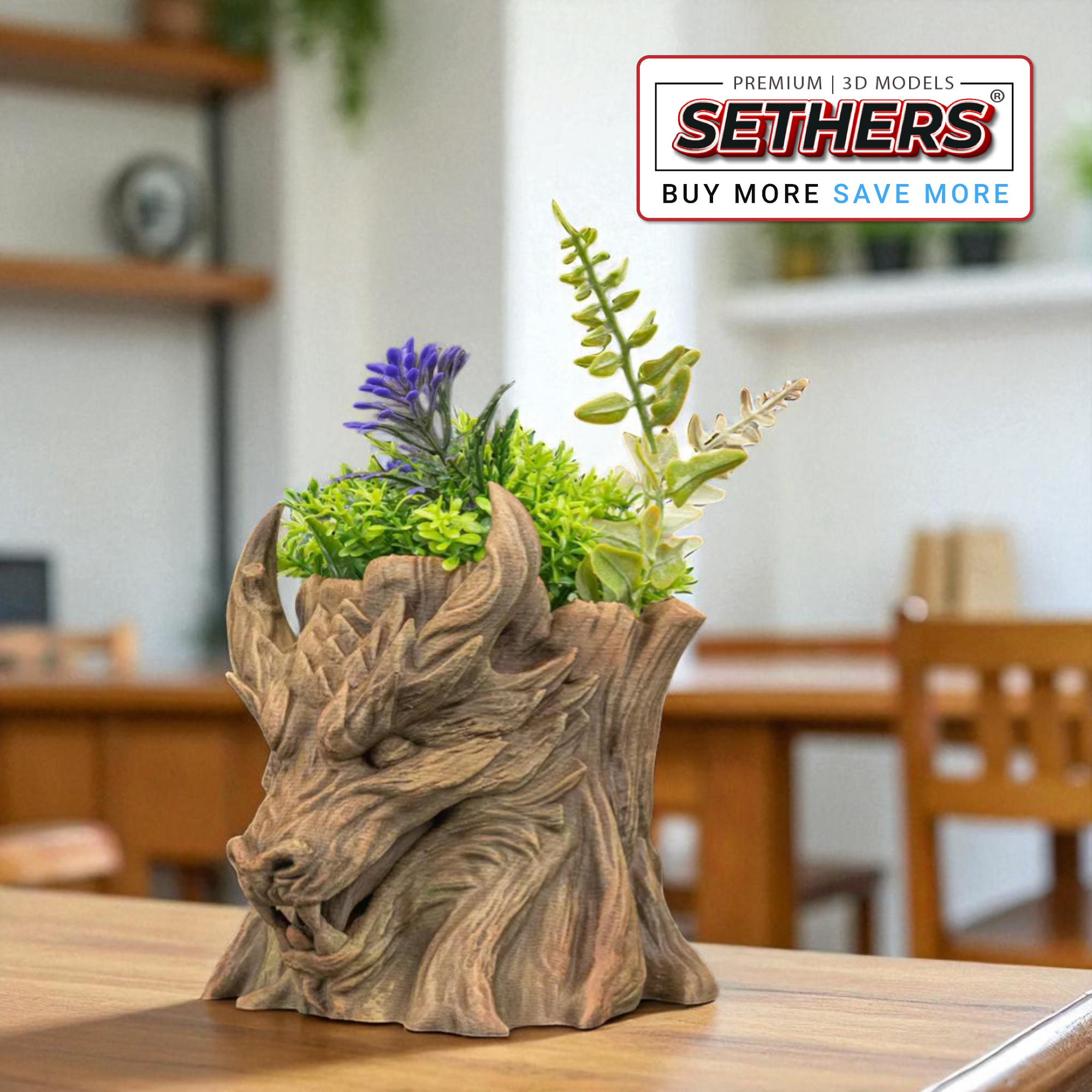 3d print plant pot Grove Keeper Planter | Flower Pot