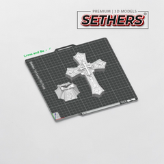 Ornate Cross | Sculpture or Wall Hanging | 3D Printing Models