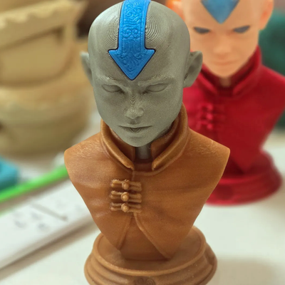 Aang Avatar Bust | 3D Printer Model Files