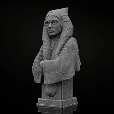 Ahsoka Bust v2 | Star Wars  | 3D Printer Model Files