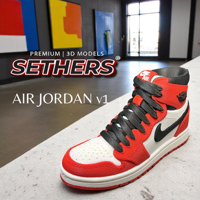 Air Jordan version 1 | Best 3D Printer Model Files at Sethers