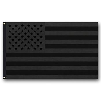 Flags Importer 3x5 Ft USA American Blackout Premium Flag – 100D Woven Polyester, Printed