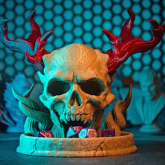 Ankou Skull Dice Tower | 3D Printer Model Files