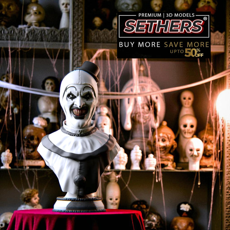 Art the clown from Terrifier Mini  | 3D Printer Model Files