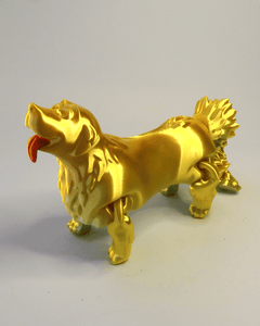 Articulated Golden Retriever | 3D Printer Model Files