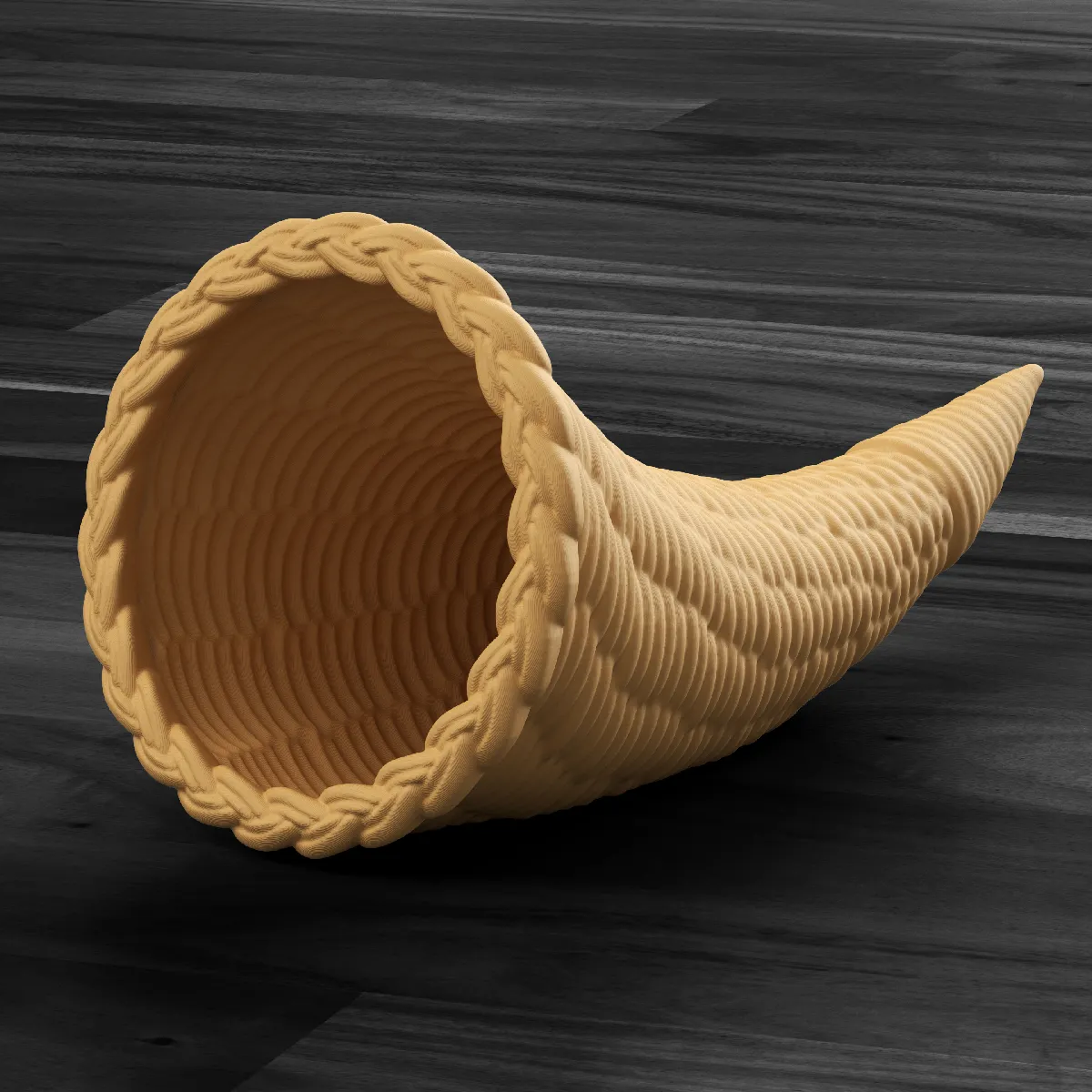 Cornucopia Dxf Autumn Fall Thanksgiving Cornucopia | 3D Printer Model Files
