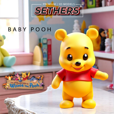 Baby Pooh | Winnie the Pooh and Friends | 3D Printer Model Files
