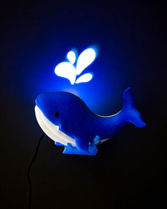 Baby Whale Wall Light | 3D Printer Model Files