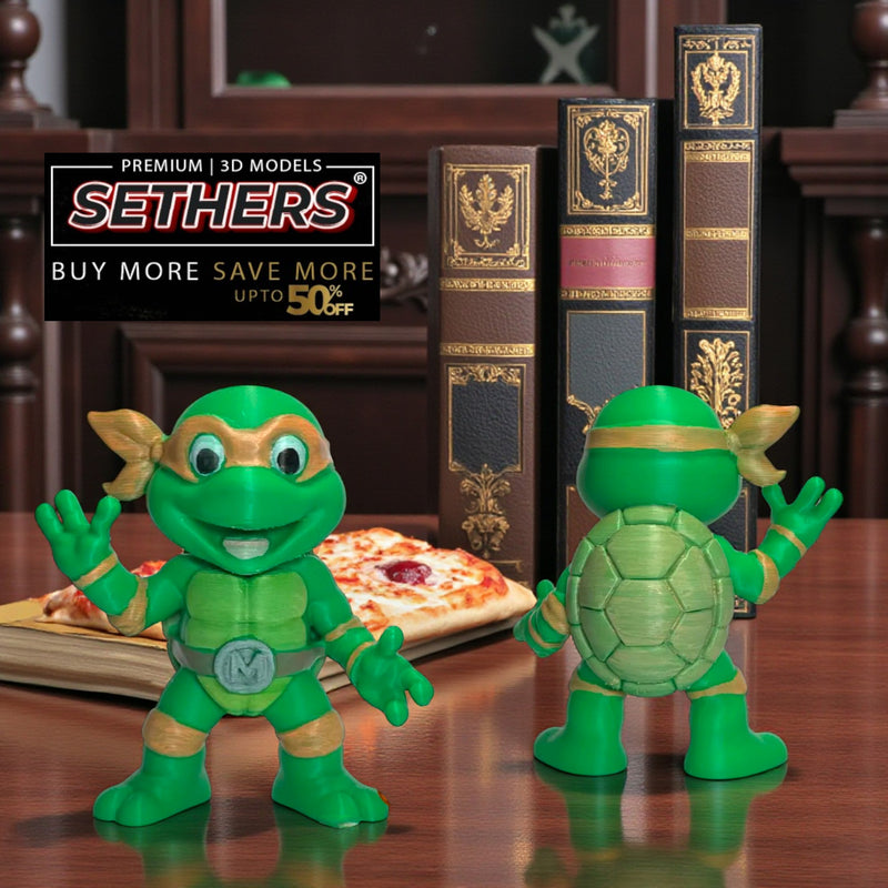 Michelangelo | TMNT Teenage Mutant Ninja Turtles | 3D Printing Models
