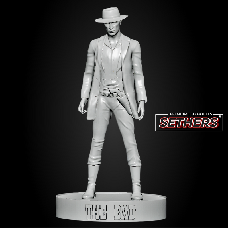 Lee Van Cleef | The Good The Bad The Ugly | 3D Printer Model Files