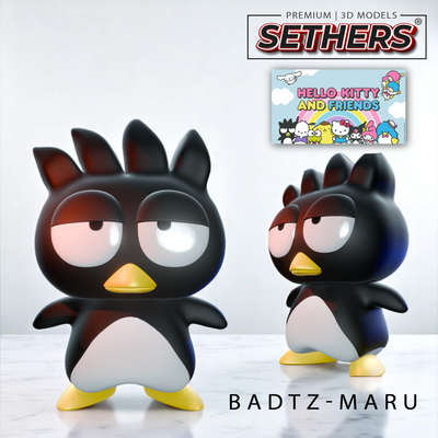Badtz-Maru | Hello Kitty Friends | Best 3D Printing STL Models