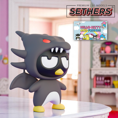Badtz-Maru | Red-Eyes Black Dragon | Sanrio World | 3D Printer Models