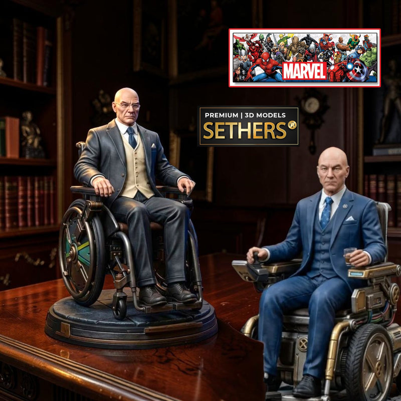 Professor X Diorama | X-men Marvel Universe | 3D Printing Models