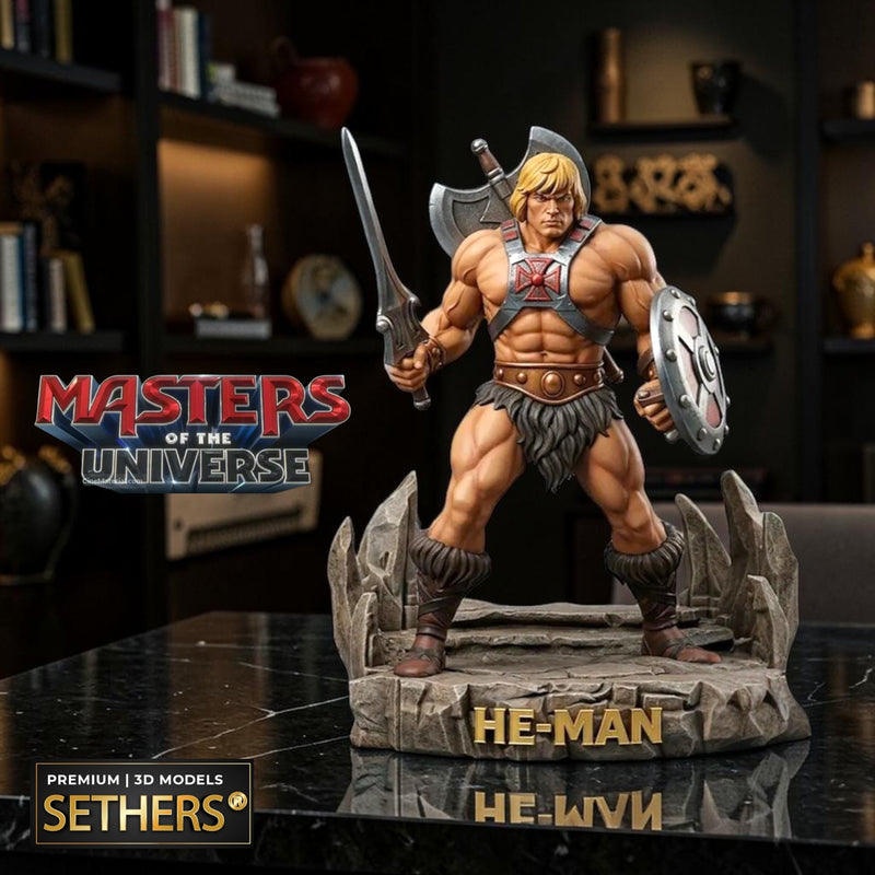 He-Man Sculpture | Masters of the Universe | 3D Printing Models