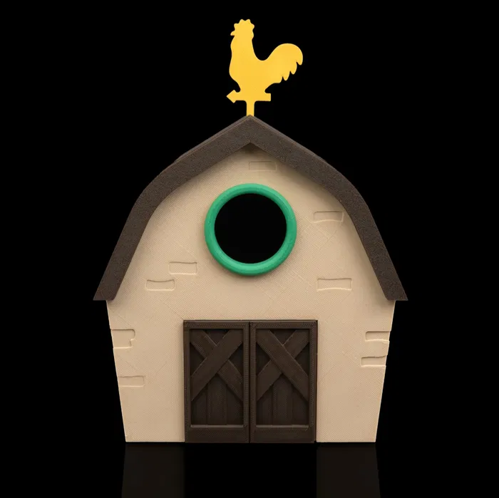 Barn House Bird House | 3D Printer Model Files