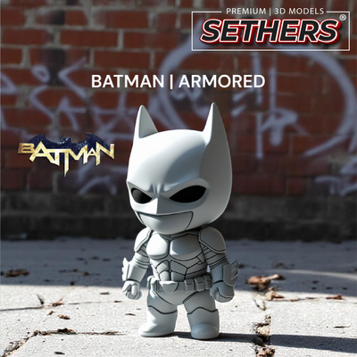 Batman Armored Mini | Dark Knight | 3D Printing STL Model Files