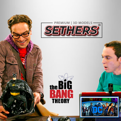 Batman Cookie Jar Big Bang Theory | 3D Printer Model Files
