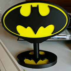 Batman Logo 1989 Night Light Lamp | 3D Printer Model Files